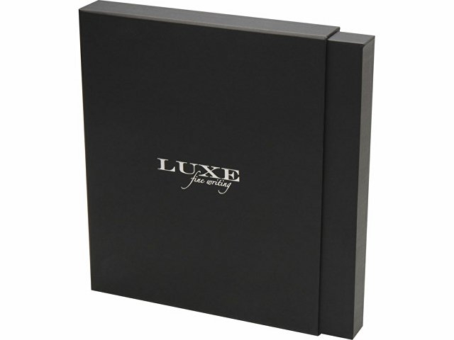 Набор Legato Elegance из блокнота формата А5 в твердой обложке и ручки-роллера, черный/белый