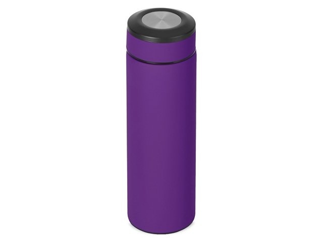 Вакуумный термос "Vacuum Flask C1", soft touch, 420мл, фиолетовый