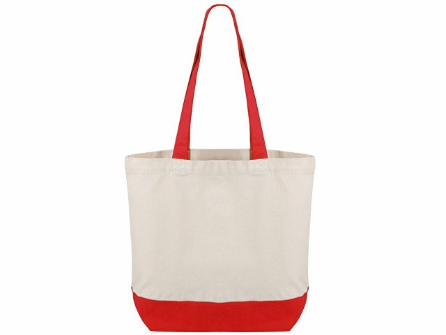 Сумка для шоппинга Cotton из переработанного хлопка 280 г, красный