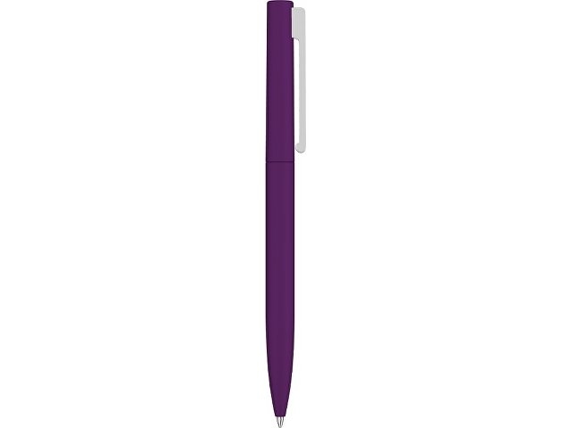 Шариковая ручка  "Bright F Gum" soft-touch, фиолетовый