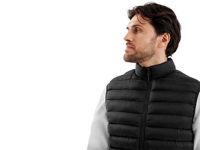 Стеганый жилет "Uniqloud", черный