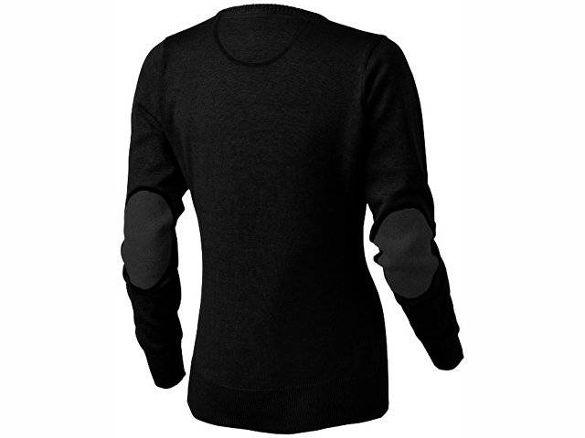 Пуловер "Spruce" женский с V-образным вырезом, черный