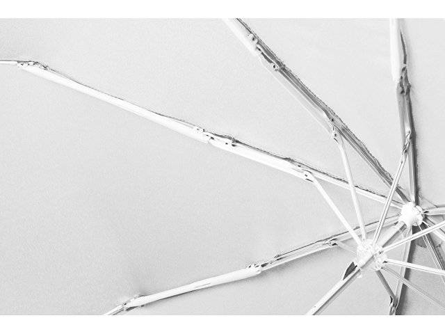 Зонт складной "Tempe", механический, 3 сложения, с чехлом, белый