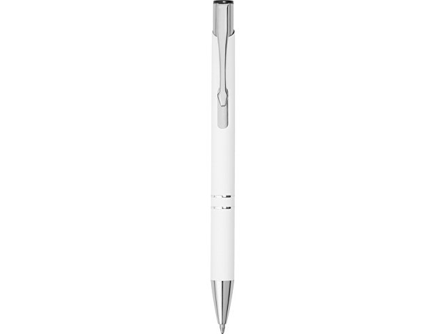 Ручка металлическая шариковая C1 софт-тач, белый