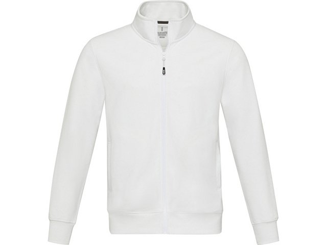 Galena унисекс-свитер с полноразмерной молнией из переработанных материалов Aware™  - Белый
