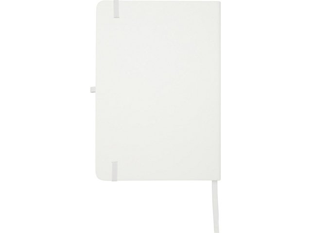 Teak блокнот А5 из переработан. материала в твердой обложке с линован. страницами - Белый