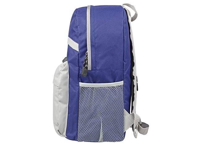 Рюкзак "Универсальный" (синяя спинка, синие лямки), синий/серый