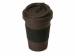 Стакан из кофе с силиконовой манжетой «Latte», коричневый