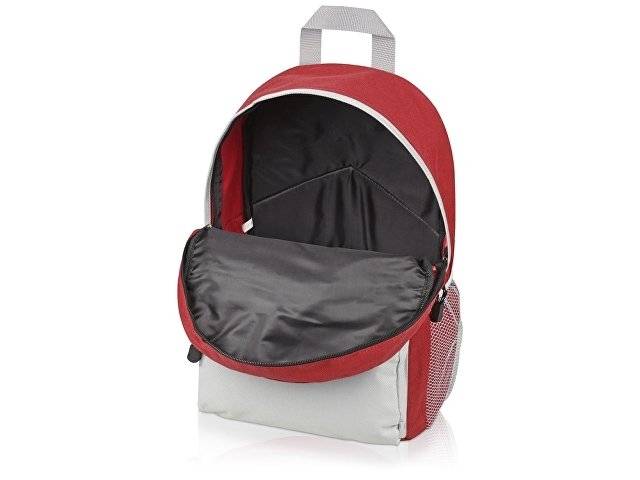 Рюкзак "Универсальный" (красная спинка, красные лямки), красный/серый