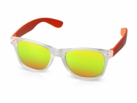 Очки солнцезащитные с зеркальными линзами "Partymaker", оранжевый