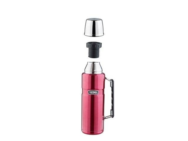 Термос со стальной колбой тм THERMOS SK 2010 Raspberry 1.2L, красный