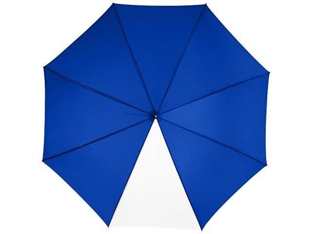 Зонт-трость Tonya 23" полуавтомат, ярко-синий/белый