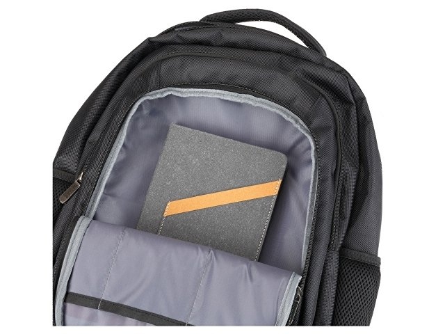 Рюкзак TORBER FORGRAD с отделением для ноутбука 15", чёрный, полиэстер, 46 х 32 x 13 см
