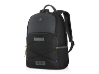 Рюкзак WENGER Trayl 15.6", чёрный, переработанный ПЭТ, 34 x 20 x 45 см, 22 л.