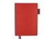 Ежедневник А5 датированный "Boston" 2026, красный с серым обрезом