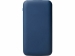 Набор из внешнего акуумулятора и универсального кабеля с подсветкой лого «Reserve LED», 10000mAh, темно-синий