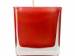 Свеча парафиновая парфюмированная в стекле "Palo", красная