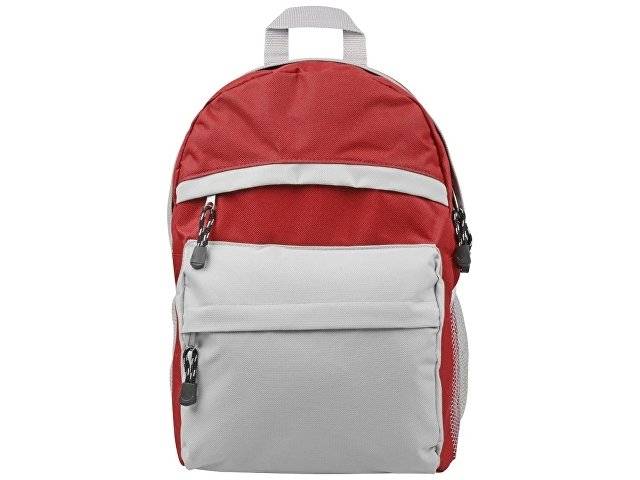 Рюкзак "Универсальный" (красная спинка, красные лямки), красный/серый