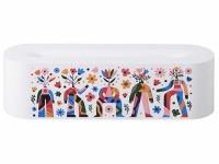 Увлажнитель с эффектом пламени "Flame", белый с УФ-печатью DTF