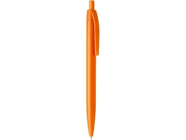 Ручка пластиковая шариковая STIX, черные чернила, оранжевый
