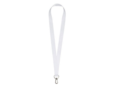 Ланъярд 2 см под сублимацию с трендовым карабином, серебристый