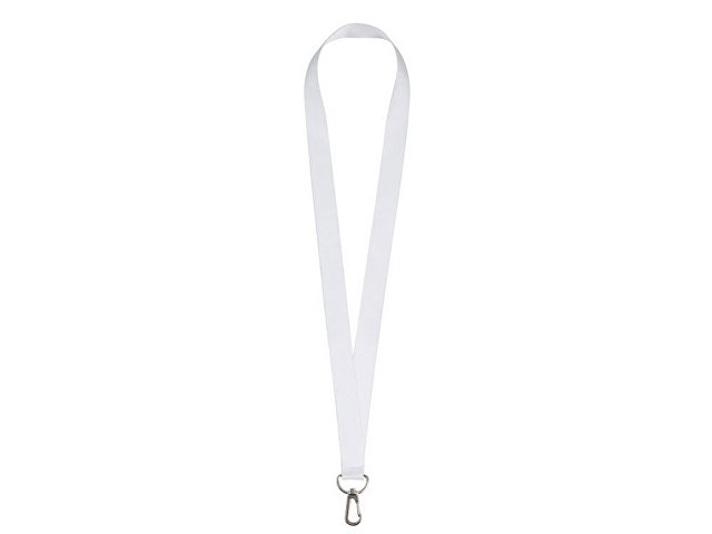 Ланъярд 2 см под сублимацию с трендовым карабином, серебристый