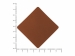 ПАТЧ РОМБ nubuk (коричневый ) 7,6 х 7,6 см