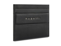 Портмоне для кредитных карт BUGATTI НОМ | NOME, с защитой данных RFID, черное, натуральная воловья кожа, 10,2х0,3х8,2 см