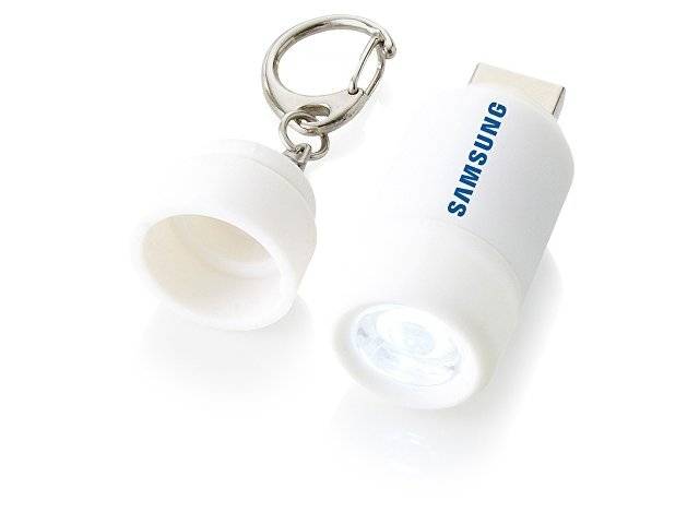 Мини-фонарь "Avior" с зарядкой от USB, белый
