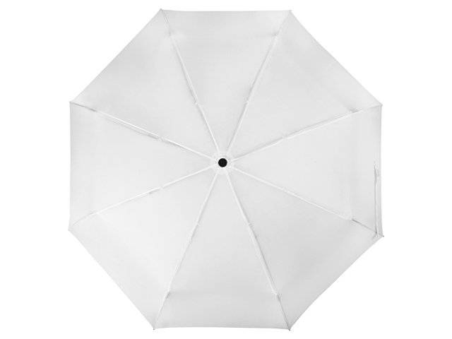 Зонт складной "Columbus", механический, 3 сложения, с чехлом, белый