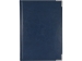 Ежедневник недатированный А5 "Sidney Nebraska", синий (серебряный обрез, серебряные уголки)