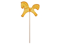 Леденец "Лошадка", желтый со вкусом апельсина, 21 гр.