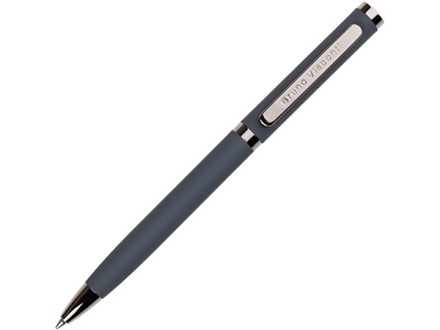 Ручка "Firenze" шариковая автоматическая софт-тач, серая