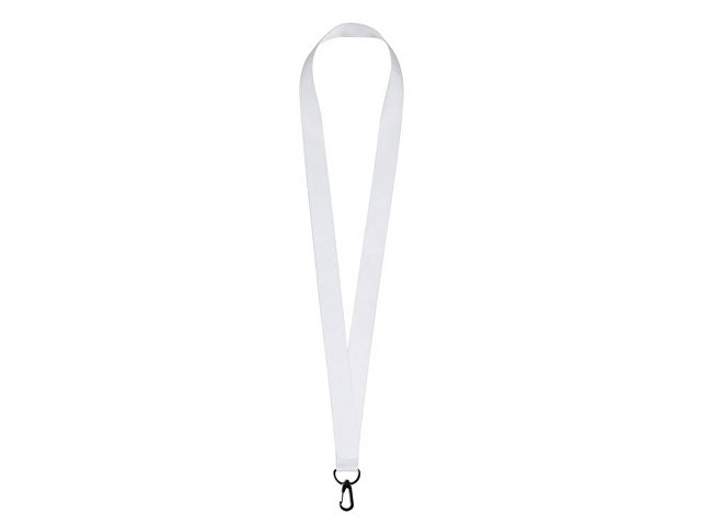 Ланъярд 2 см под сублимацию с трендовым карабином, черный