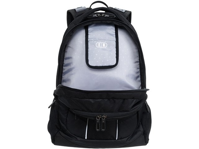 Рюкзак TORBER XPLOR с отделением для ноутбука 15", чёрный, полиэстер 600D, 35x20x47 см, 33л