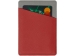Картхолдер на 3 карты типа бейджа "Favor", красный/серый