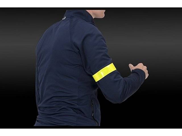 Светоотражающая защитная обертка Johan, 38 см, неоново-желтый