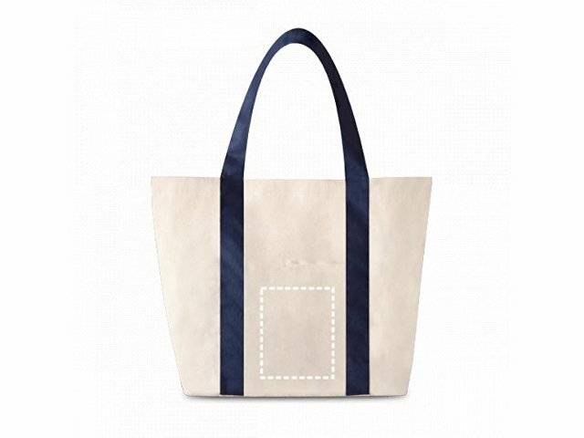 VILLE. Сумка из 100% хлопка канва, Синий