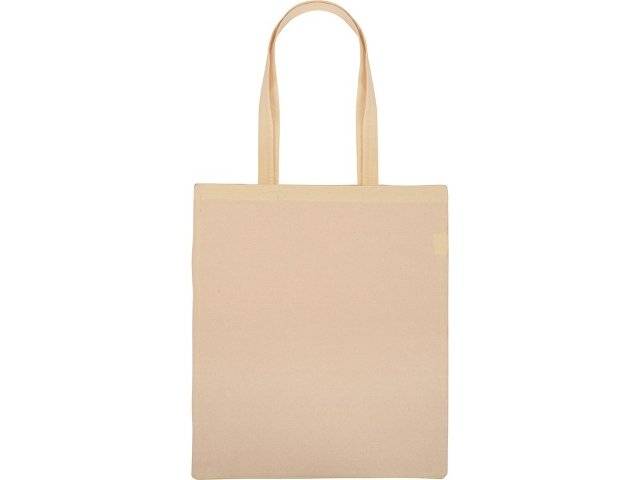 Сумка для шопинга Twin двухцветная из хлопка, 180 г/м2, оранжевый/натуральный