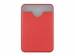 Чехол-картхолдер Favor на клеевой основе на телефон для пластиковых карт и и карт доступа, красный