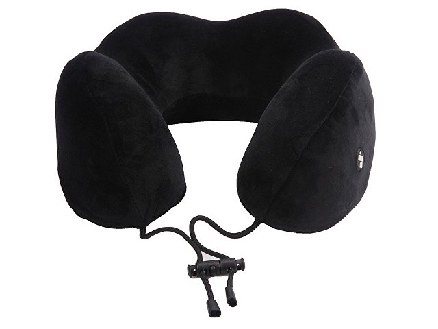 Подушка для путешествий с эффектом памяти Мемо "Bluewinder" Black