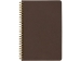 Бизнес тетрадь на гребне А5 "Pragmatic", 60 листов в клетку, темно-коричневый