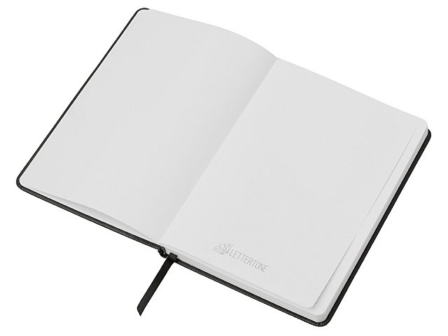 Подарочный набор "Tesla" с блокнотом А5, ручкой и пауэрбенком на 10 000 mAh, черный