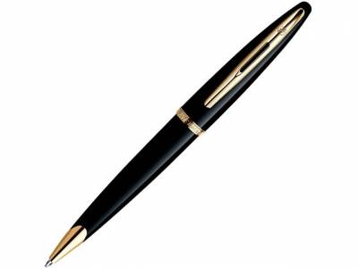 Шариковая ручка Waterman Carene, цвет: Black GT, стержень: Mblue