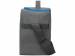 Изотермическая сумка-холодильник "Classic" c контрастной молнией, серый/голубой