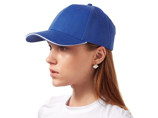 Бейсболка «Cancun», классический синий/белый