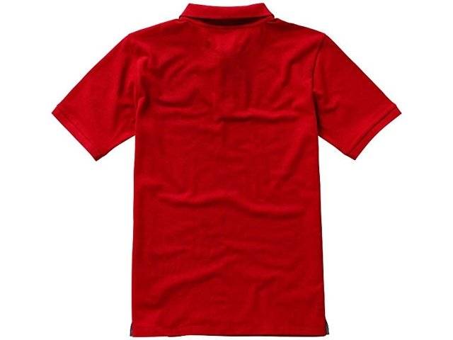 Calgary мужская футболка-поло с коротким рукавом, красный