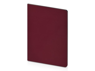 Бизнес-тетрадь А5 "Pragmatic Contrast", 40 листов в клетку, бордовый с темно-серым срезом