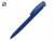 Ручка пластиковая шариковая трехгранная «Trinity K transparent Gum» soft-touch с чипом передачи инфо, темно-синий