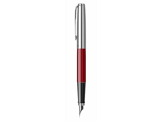 Перьевая ручка Parker Jotter Red CT , перо: F, цвет чернил: black, в подарочной упаковке